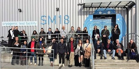 Group shot outside the Cyrogenic Test Facility